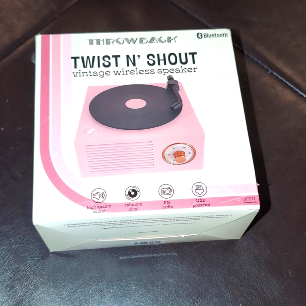 Vintage Vinyl Retro Wireless Speaker